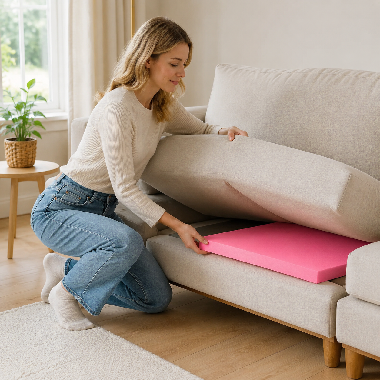 High-Density Foam Sofa Cushion Support Pad