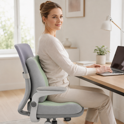 Memory Foam Seat Cushion and Lumbar Support Set