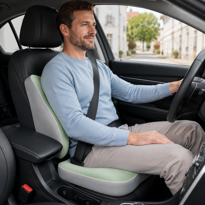 Memory Foam Seat Cushion and Lumbar Support Set
