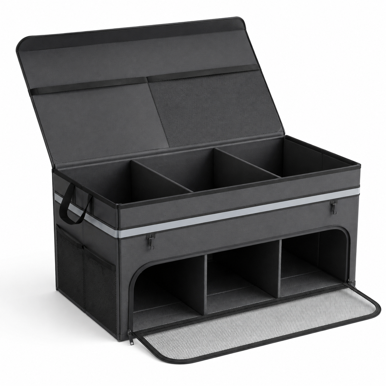 Foldable Double-Layer Car Trunk Organizer