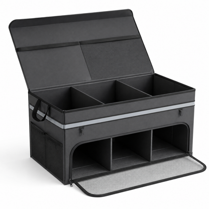 Foldable Double-Layer Car Trunk Organizer