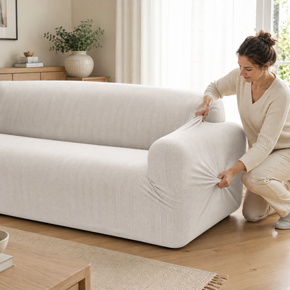 Water-Resistant Full-Cover Stretch Sofa Cover