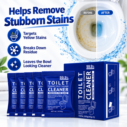 Toilet Cleaning Powder – Stain, Scale & Odor Remover for Toilet Bowl Care