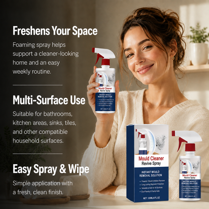 Mold and Mildew Stain Remover Spray Foaming Multi Surface Cleaner