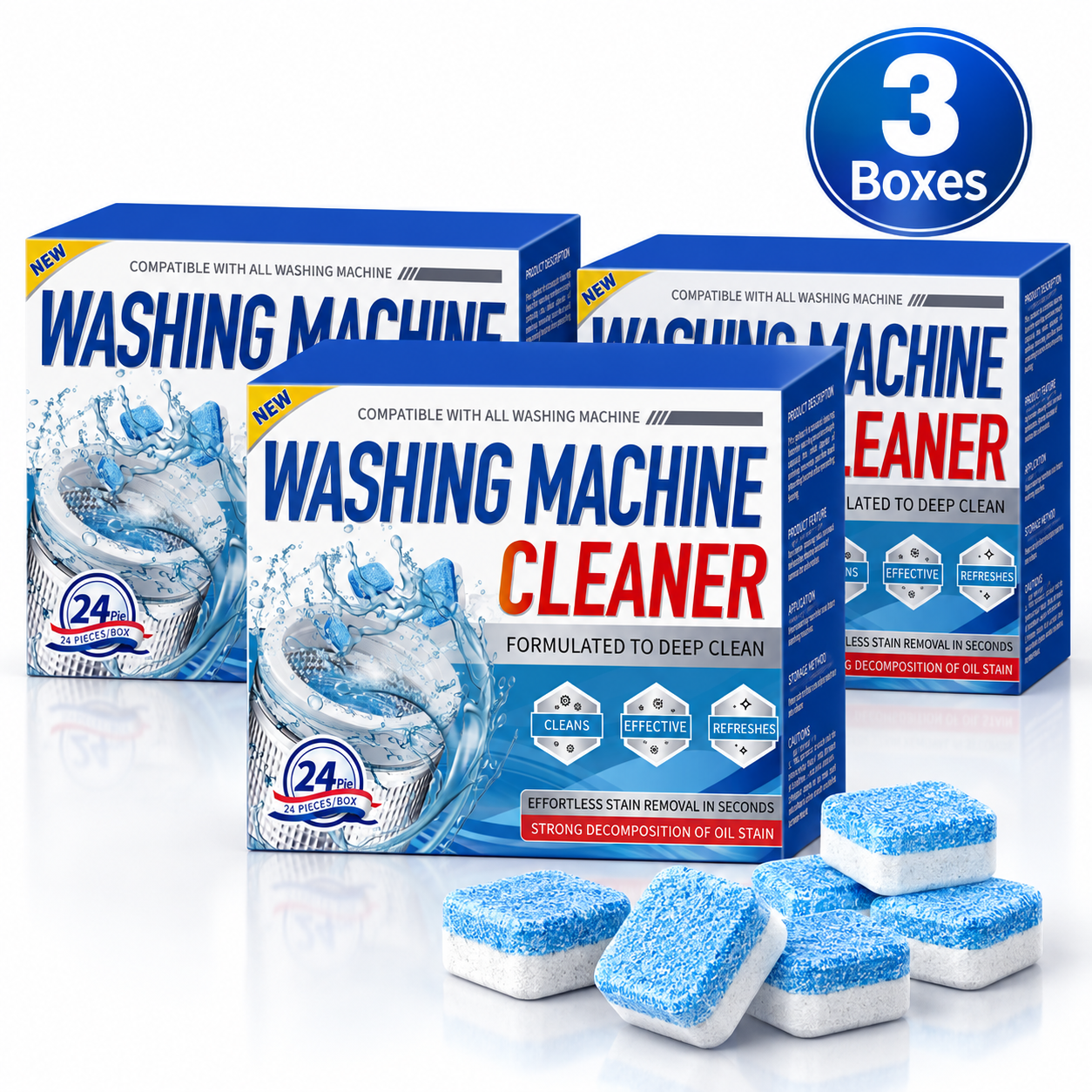 3 Boxes – 72 Tablets