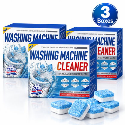 Deep Clean Washing Machine Cleaner Tablets – Removes Dirt, Residue & Odors