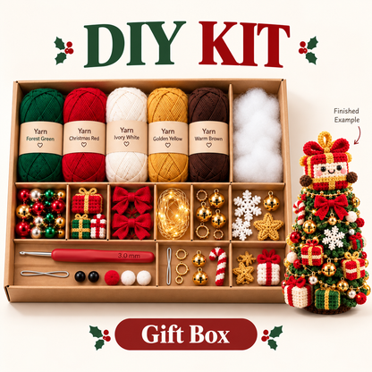 DIY Crochet Ornament Kit – Handmade Seasonal Hanging Decoration