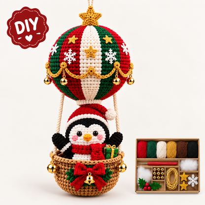 DIY Crochet Ornament Kit – Handmade Seasonal Hanging Decoration
