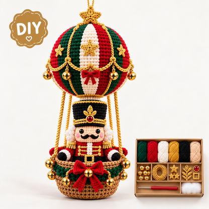 DIY Crochet Ornament Kit – Handmade Seasonal Hanging Decoration