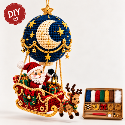 DIY Crochet Ornament Kit – Handmade Seasonal Hanging Decoration