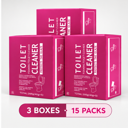 Toilet Cleaning Powder – Stain, Scale & Odor Remover for Toilet Bowl Care